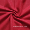 Red Solid Double Side Brushed Fleece Fabric